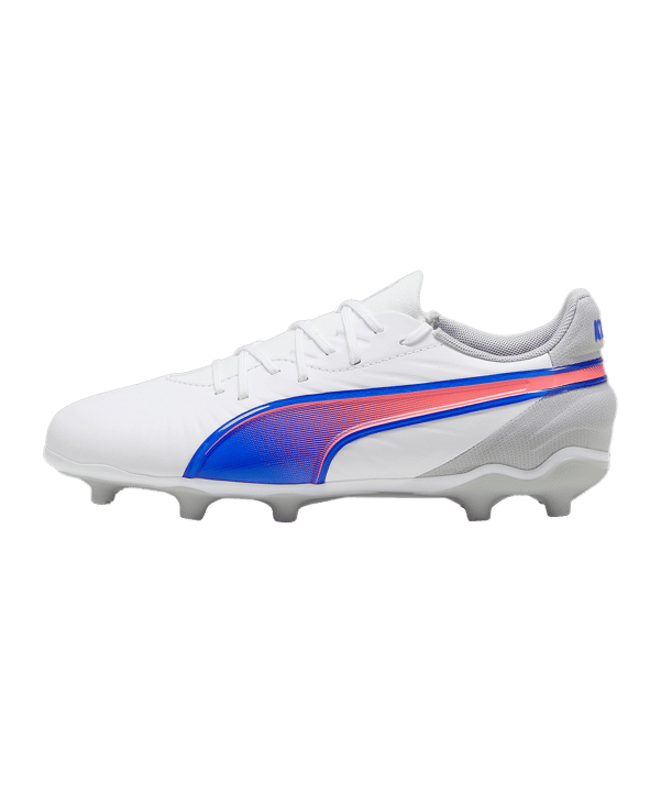 PUMA KING Match FG/AG Formula Jr Kids Weiss Blau F02 - weiss