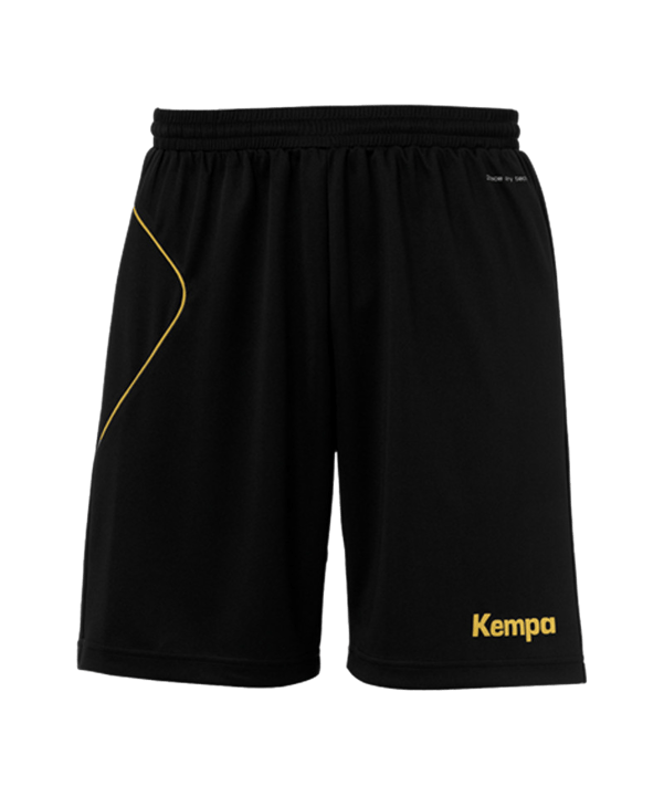Kempa Curve Short Hose kurz Kids Schwarz Gold F05 - schwarz