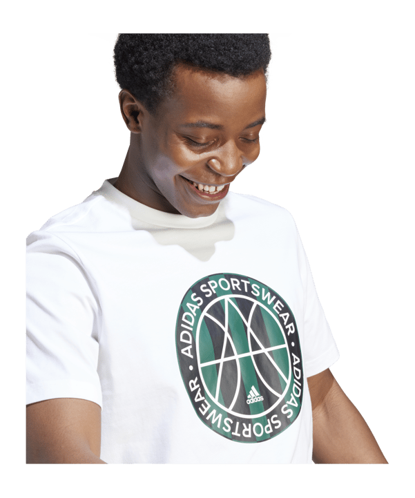 adidas Tiro Graphic T-Shirt Weiss - weiss