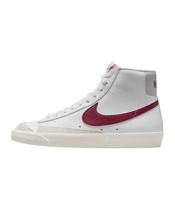 Nike Blazer Mid 77 Vintage Sneaker Weiss Grau F120 - weiss