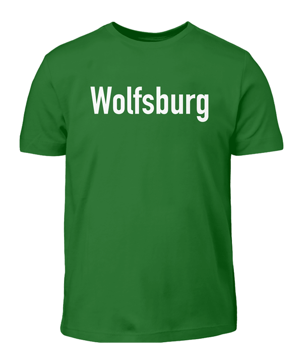 Kids T-Shirt "Wolfsburg" Grün - gruen