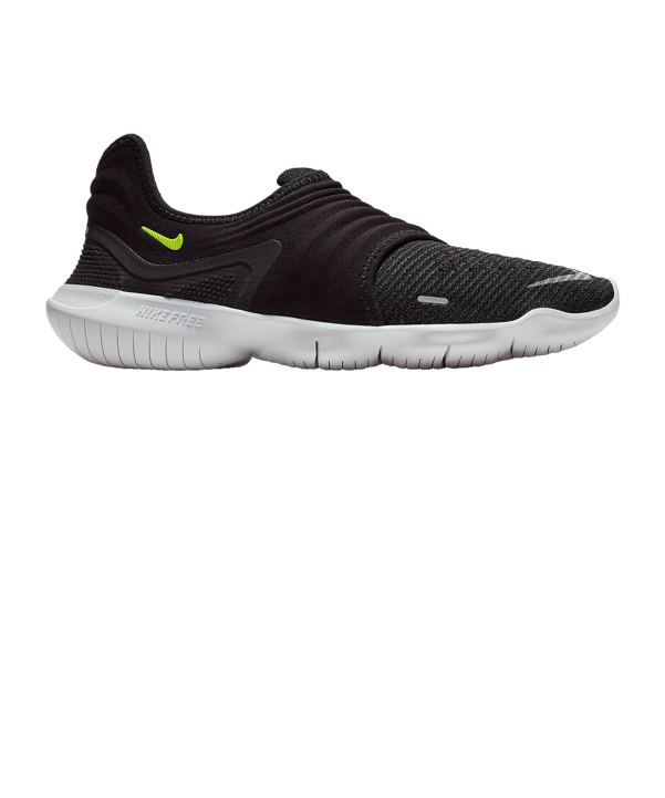 Nike Free RN Flyknit 3.0 Running Damen F001 - schwarz