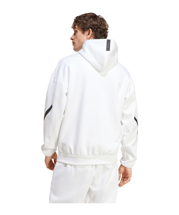 adidas Z.N.E. Kapuzenjacke Weiss - weiss