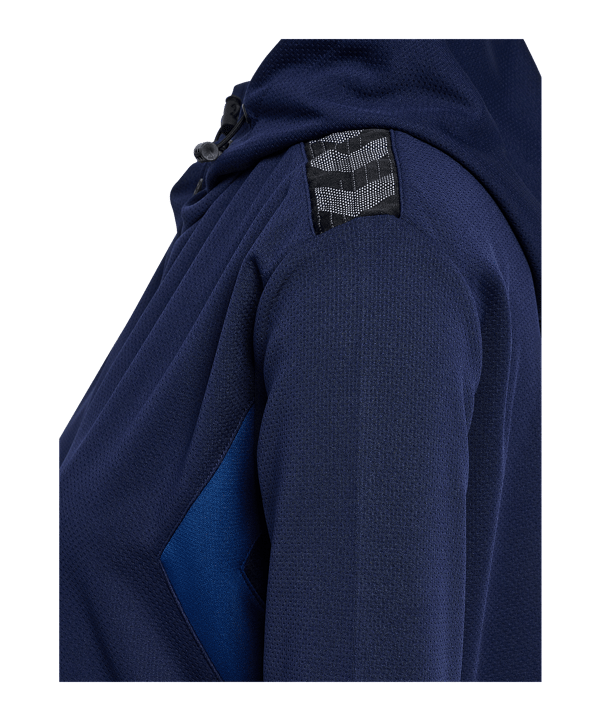 Hummel AUTHENTIC PL Kapuzenjacke Damen Blau F7026 - blau