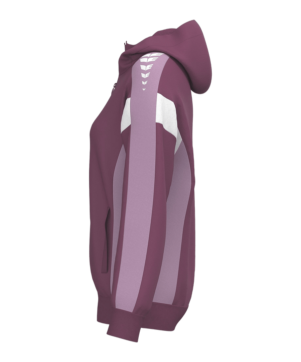 Erima Celebrate 125 Kapuzenjacke Damen Rot Fburgundylavender - rot
