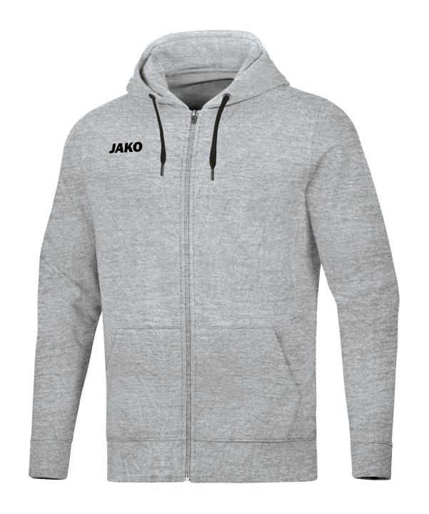JAKO Base Kapuzenjacke Kids Grau F41 - grau