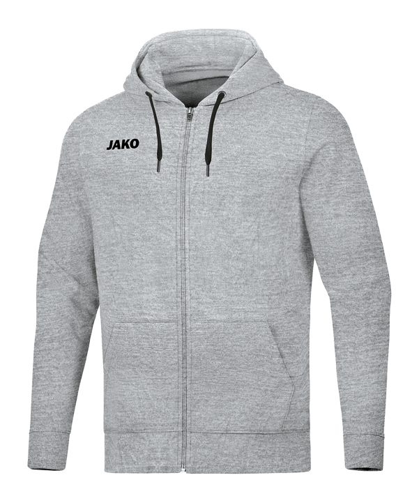 JAKO Base Jas met capuchon Kinderen Grijs K041 - grijs