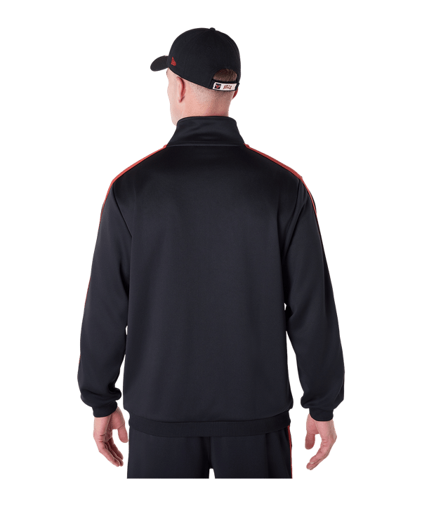 New Era NBA Chicago Bulls Trainingsjacke Schwarz - schwarz