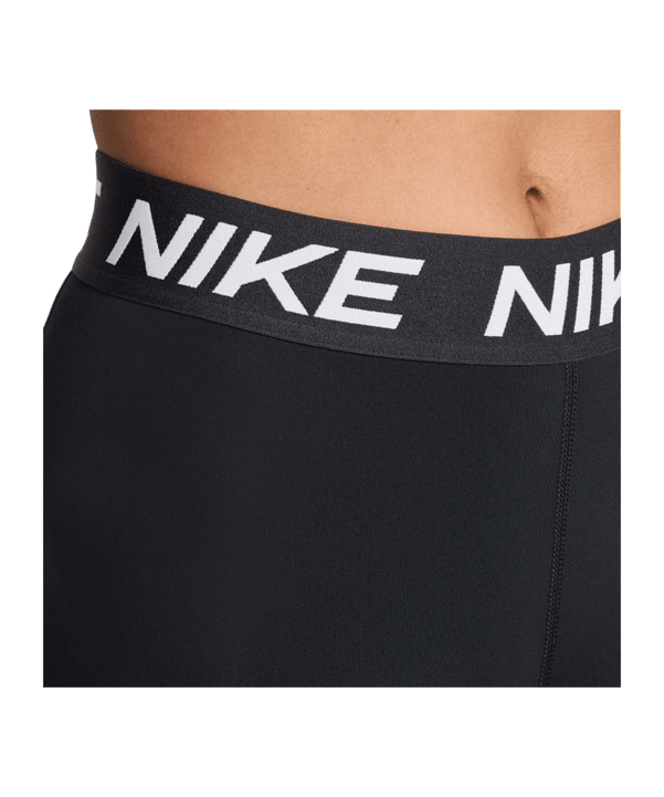 Nike Pro 365 Mid Rise 5" Short Damen Schwarz F010