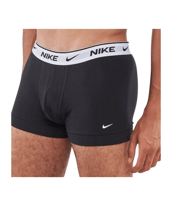 Nike Essential Cotton Stretch Trunk 3 Boxershorts Zwart K6D7 - zwart
