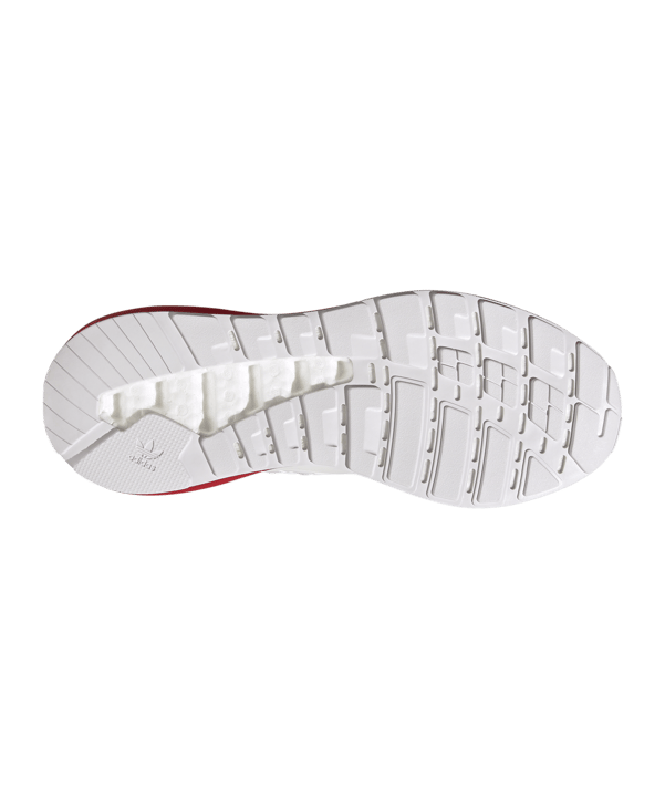 adidas Originals ZX 2K Boost 2.0 Weiss Silber Rot - weiss