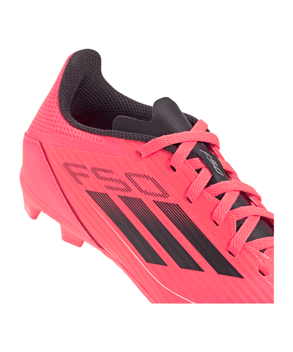 adidas F50 League FG/MG Vivid Horizon Kids Pink Schwarz - rosa