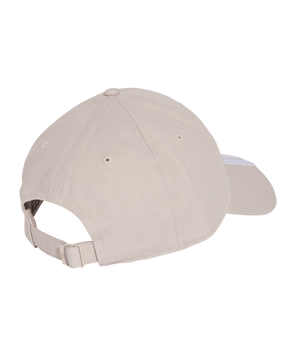 adidas 3 Stripes Baseball Cap Beige - beige