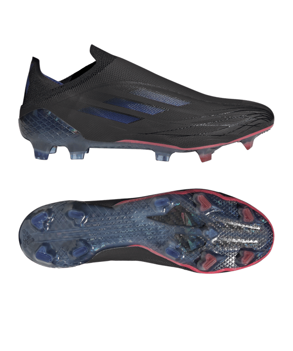 adidas X SPEEDFLOW+ FG Escapelight Schwarz Blau - schwarz