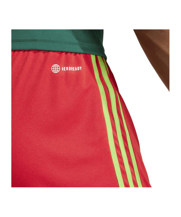 adidas Tiro 23 Short Rot Grün - rot