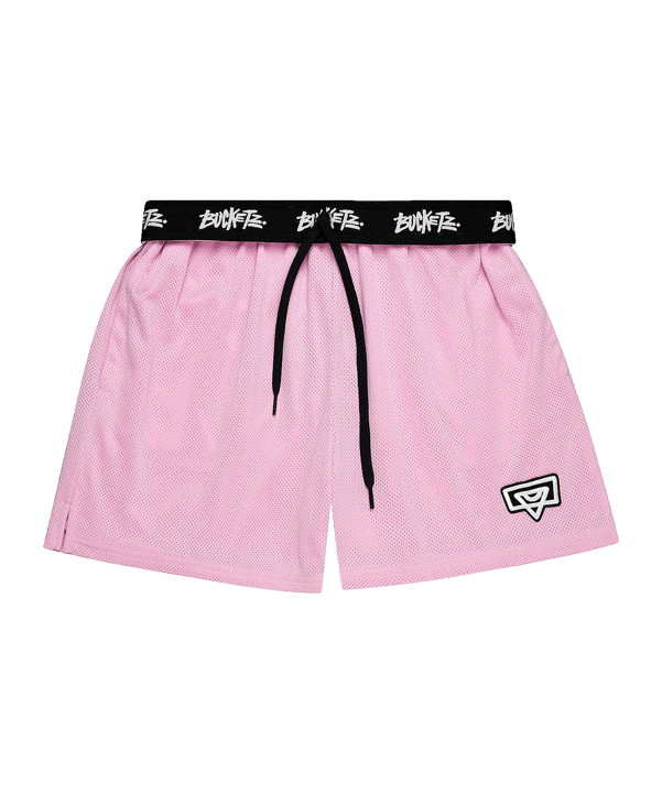Bucketz All Day Mesh Short Rosa - rosa