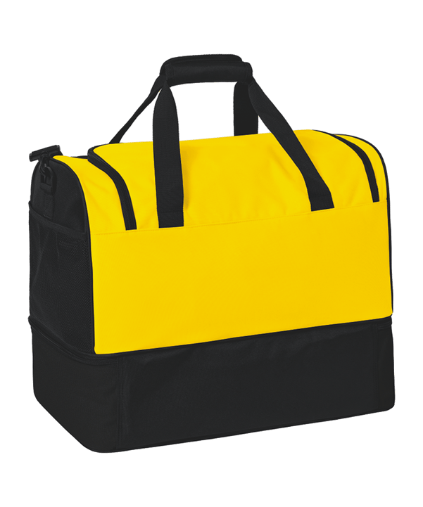 Erima Six Wings Sporttasche mit Bodenfach Gr. M Gelb Schwarz - gelb