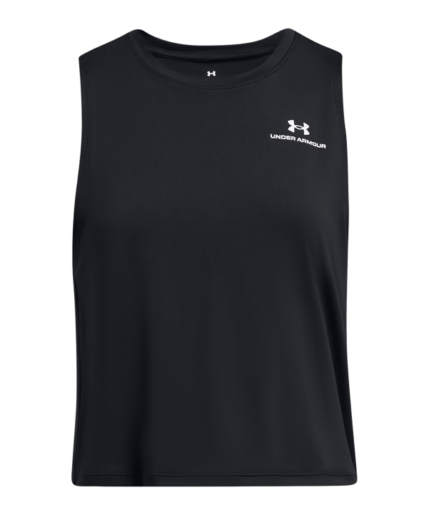 Under Armour Energy Crop Tanktop Damen F001 - schwarz