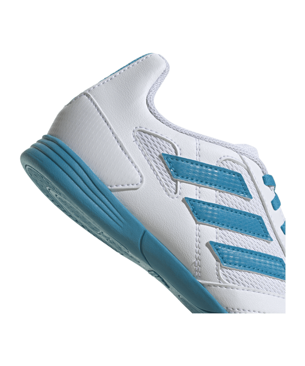 adidas Super Sala 2 Halle Kids Weiss Blau - weiss