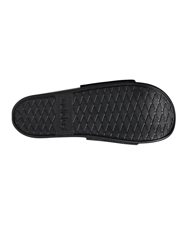 adidas Adilette Comfort Regular Schwarz Weiss - schwarz