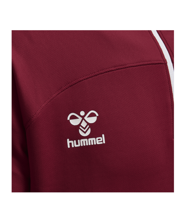 Hummel hmlLEAD HalfZip Sweatshirt Rot F3584 - rot