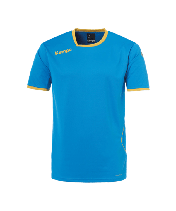 Kempa Curve Trikot T-Shirt Kids Blau Gold F03 - blau