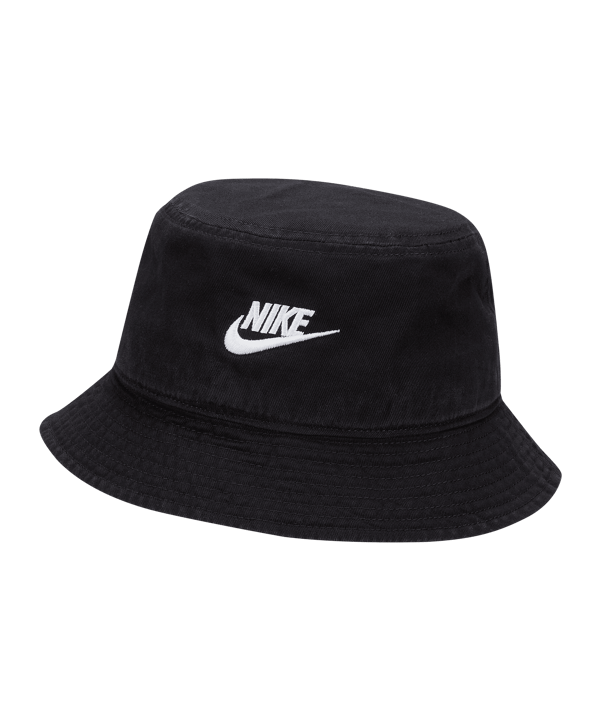 Nike Apex Futura Washed Bucket Mütze Schwarz F010 - schwarz