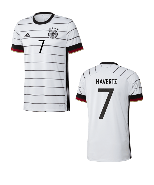 adidas DFB Deutschland Trikot Home EM 2020 Havertz Kids - weiss