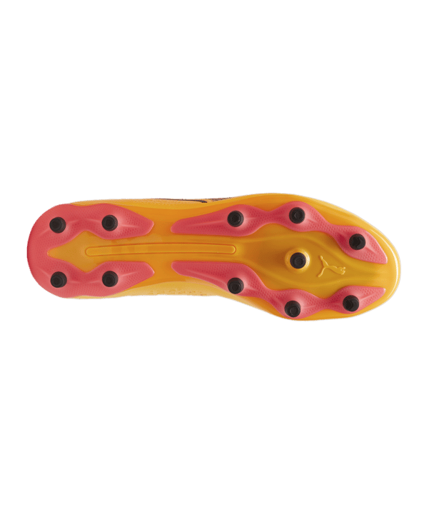 PUMA KING Match FG/AG The Forever Faster Orange Schwarz F05 - orange