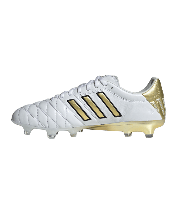 adidas 11Pro FG Toni Kroos Weiss Schwarz Gold - weiss