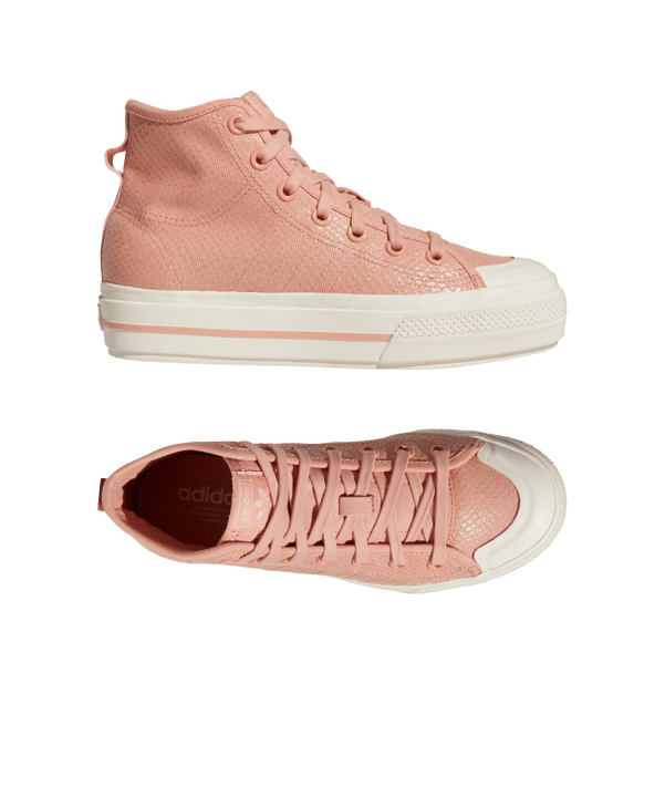 adidas Originals Nizza Plattform Damen Rosa Weiss - rosa