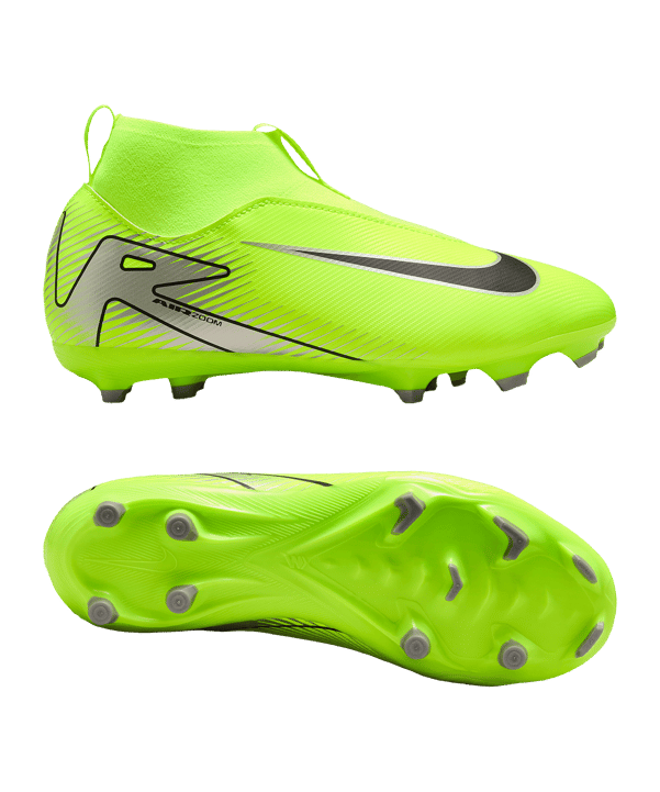 Nike Jr Air Zoom Mercurial Superfly X Academy FG/MG Mad Voltage Kids Gelb Schwarz F700 - gelb