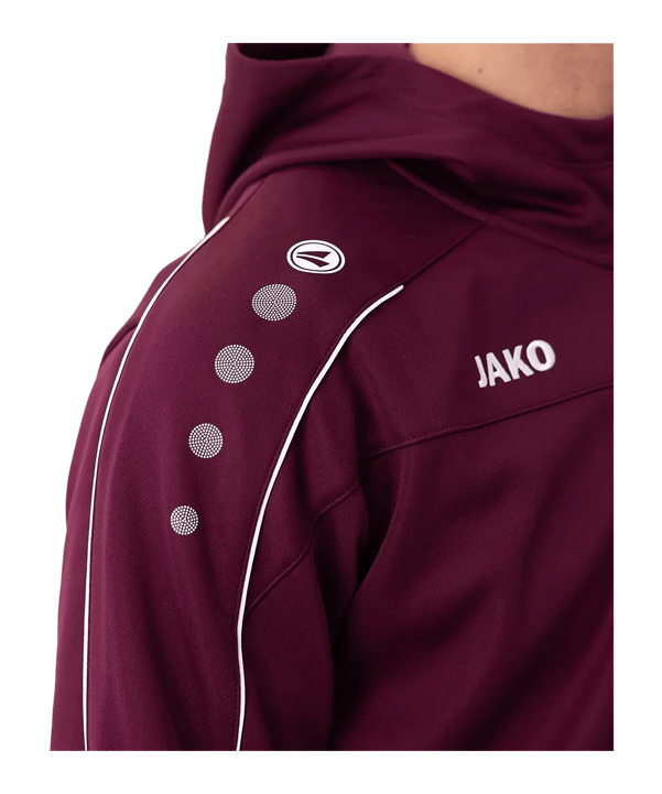 JAKO Classico Veste à capuche Rouge C14 - rouge
