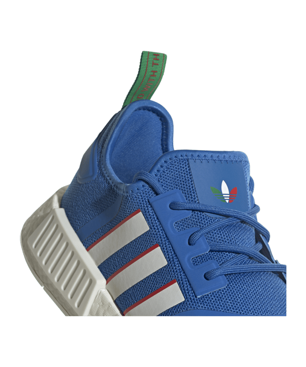 adidas Originals NMD R1 Blau Rot - rot