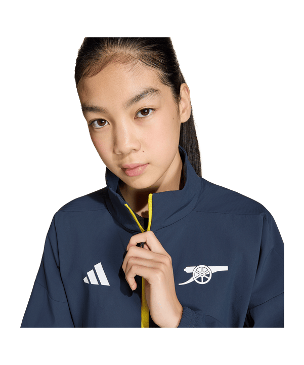adidas FC Arsenal London Anthem Jacke Kids Blau - blau