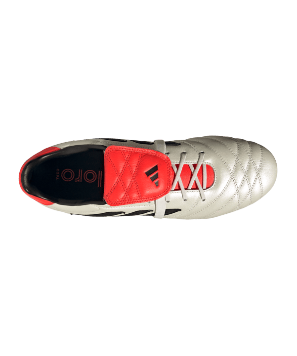 adidas COPA Gloro FG Solar Energy Weiss Schwarz Rot - weiss