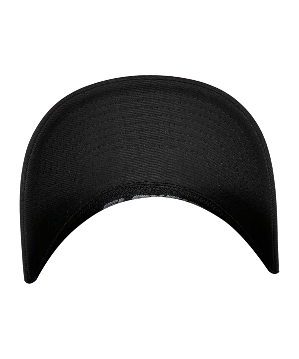 Flexfit Wooly Combed Baseball Mütze Schwarz - schwarz