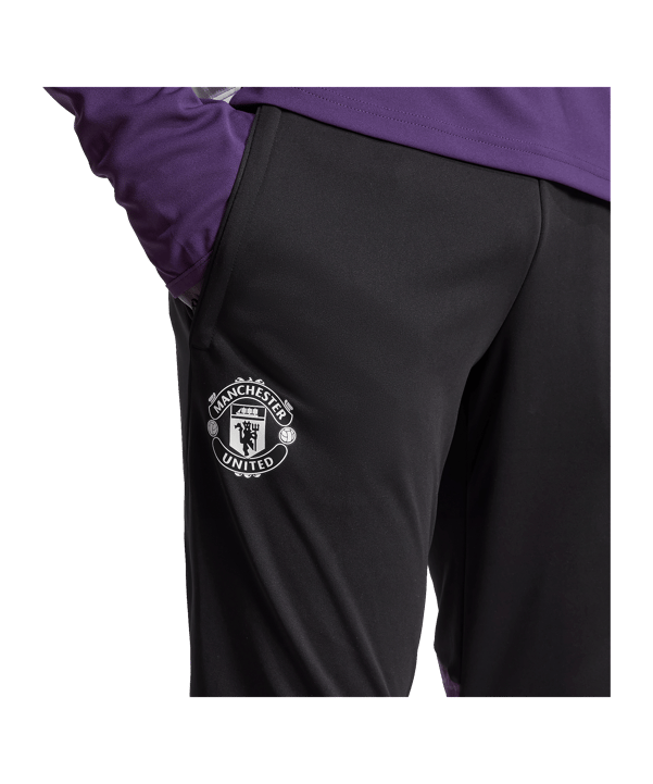 adidas Manchester United Trainingshose Schwarz - schwarz