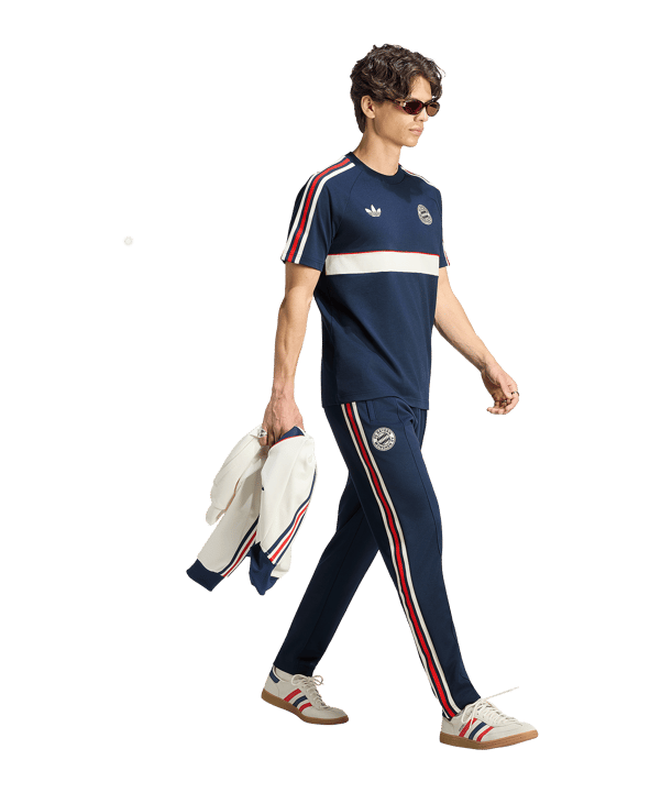adidas Originals FC Bayern München T-shirt Blauw - blauw