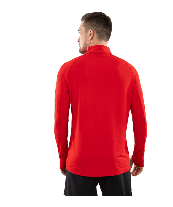 JAKO ZipTop Light Flow Sweatshirt Rot F100 - rot