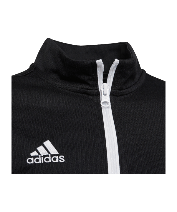adidas Entrada 22 TK Trainingsjacke Kids Schwarz - schwarz