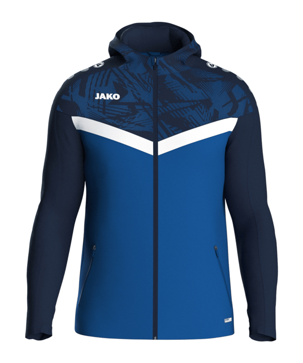 JAKO Iconic Kapuzenjacke Blau F403 - blau