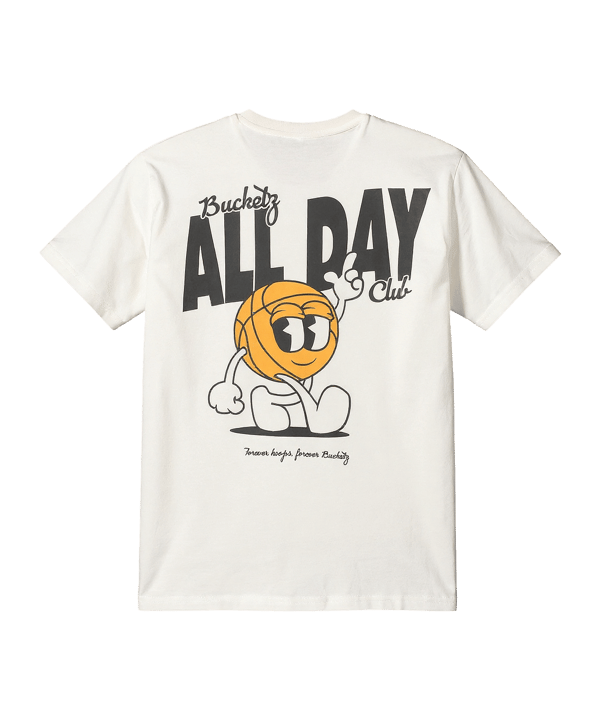 Bucketz All Day Club T-Shirt Weiss - weiss