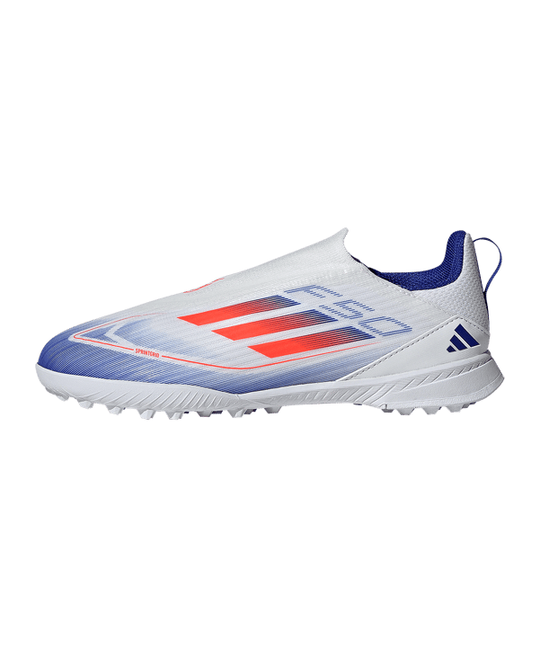 adidas F50 League LL TF Advancement Kids Weiss Rot - weiss