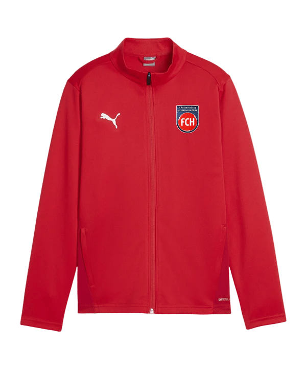 PUMA 1.FC Heidenheim Trainingsjacke Kids Rot F01 - rot