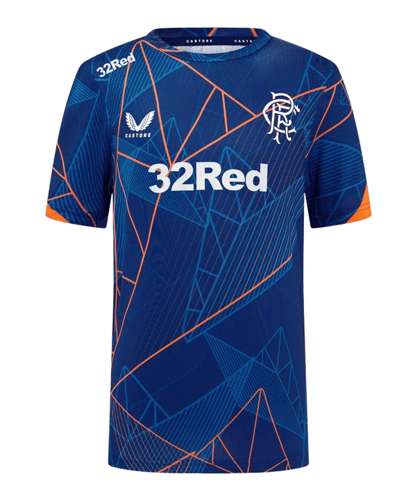 Castore Glasgow Rangers League Matchday T-Shirt Blau F033 - blau