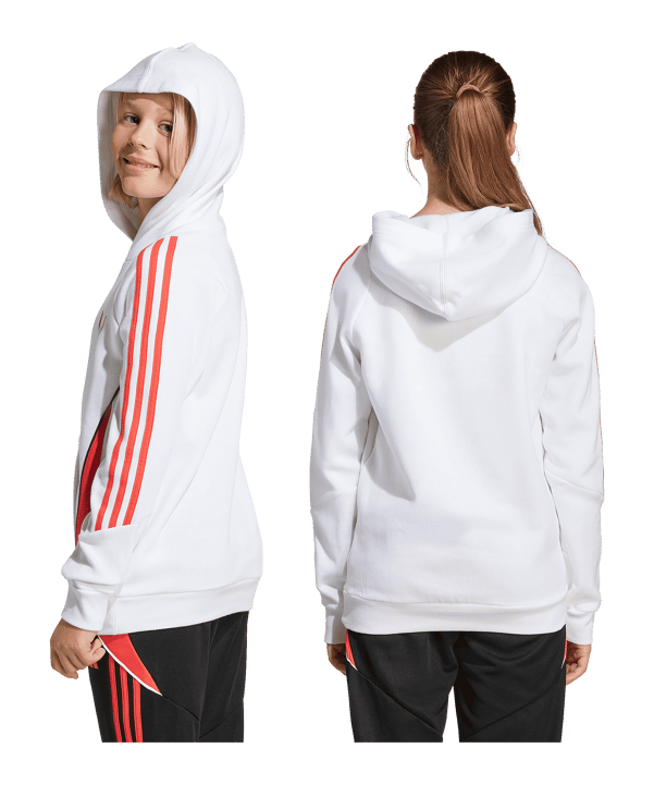adidas Messi Hoody Kids Weiß - weiss