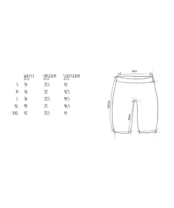 Bucketz 9in Kompression Short Schwarz - schwarz