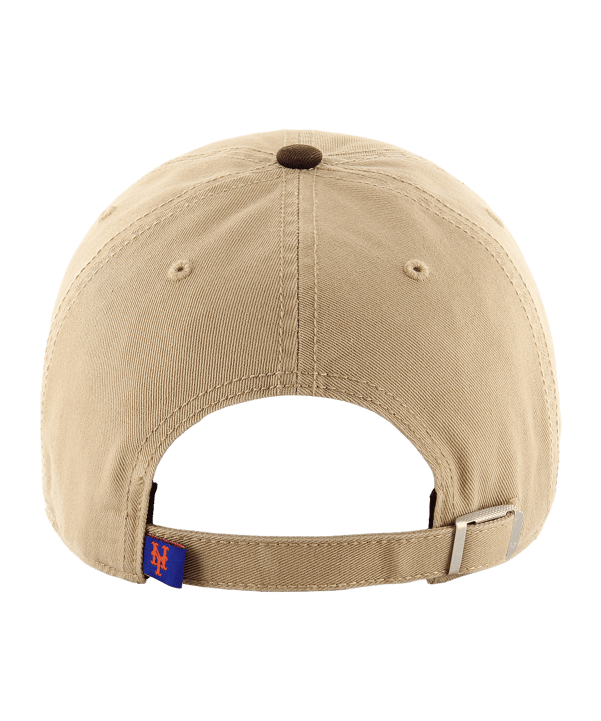 '47 Brand MLB NY Mets Cartoon Icon Clean Up Cap Braun - braun