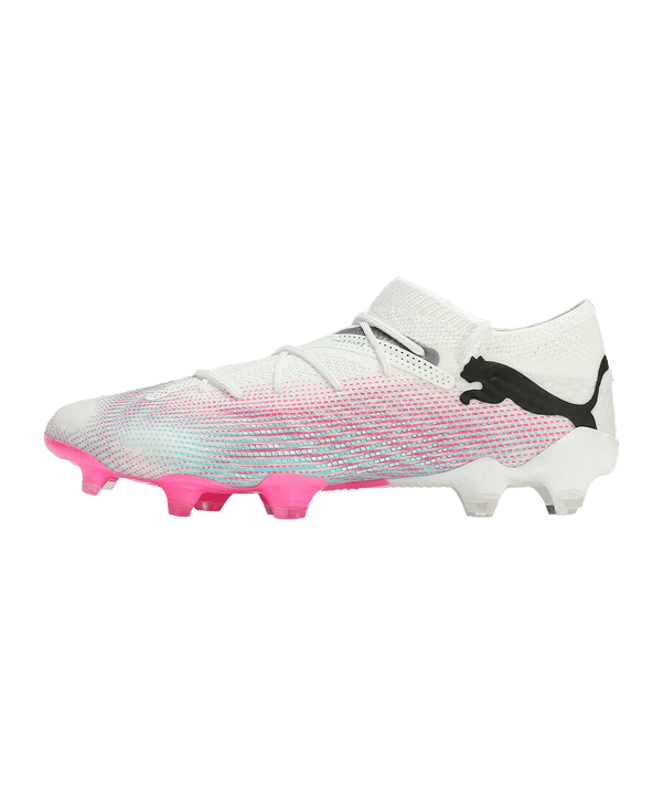 PUMA FUTURE 7 Ultimate Low FG/AG Phenomenal Weiss Schwarz Pink F01 - weiss